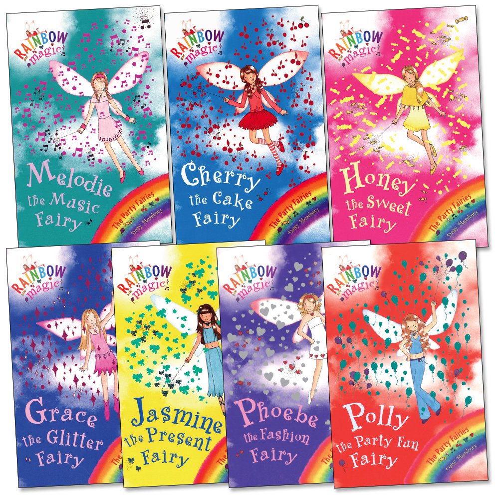 Rainbow Magic - Series 3 - The Party Fairies Collection 7 Books